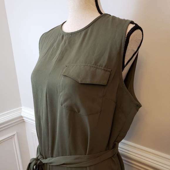 *flash sale!* Olive Green Utility Dress - Picture 5 of 5